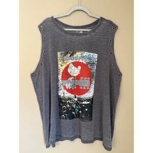 Woodstock - 3 Days of Peace and Music Poster Sleeveless T-Shirt SIZE 4X